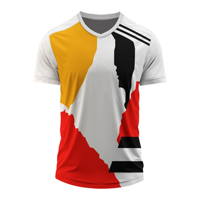 Custom Team V-Neck Football Jerseys for Men