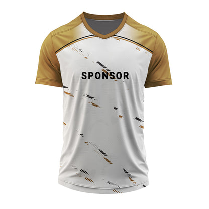 Custom Club V-Neck Jersey with Name, Logo & Number
