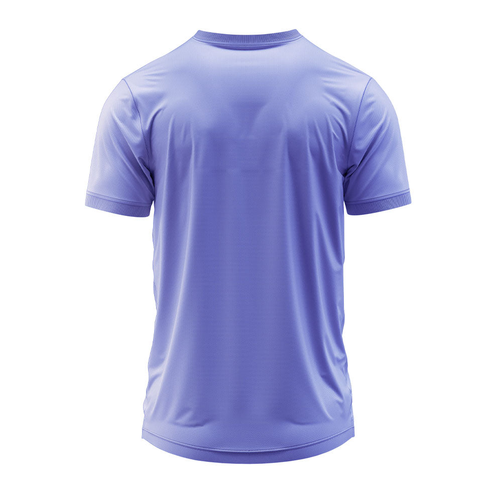 Custom Lavender V Neck Sports Jersey | Personalized Dry Fit Team T-Shirt
