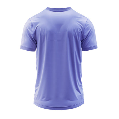 Custom Lavender V Neck Sports Jersey | Personalized Dry Fit Team T-Shirt