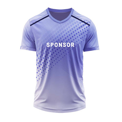 lavender sports jersey
custom v neck jersey
personalized team wear
sublimation sports jersey
dry fit jersey India