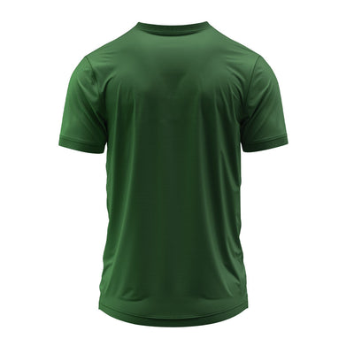 Forest Green V-Neck Dry Fit Sports Jersey | Custom Team Training T-Shirt