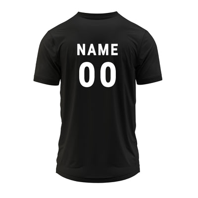 Custom Black Red V-Neck Sports Jersey for Teams