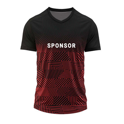 black red sports jersey
custom V-neck jersey
team sports jersey
sublimation jersey
personalized cricket jersey
custom football jersey
dry fit team jersey