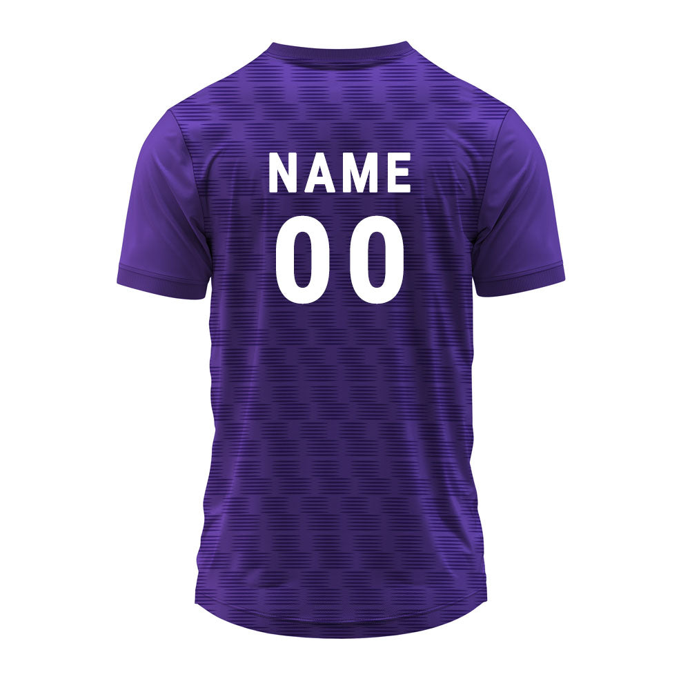 Royal Purple V-Neck Team Jersey | Custom Dry Fit Sports T-Shirt