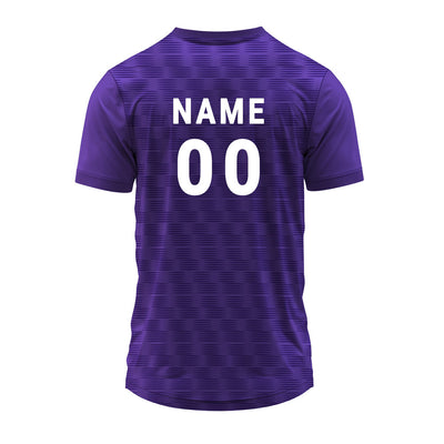 Royal Purple V-Neck Team Jersey | Custom Dry Fit Sports T-Shirt