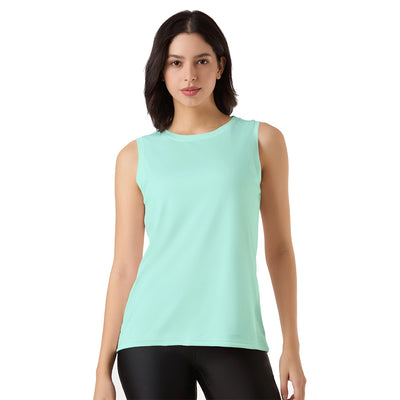 Customised Aqua Green Women's Singlet