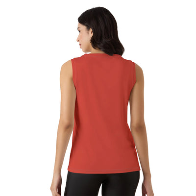 Custom Red Women’s Active Singlet – Personalized Fitness Tank