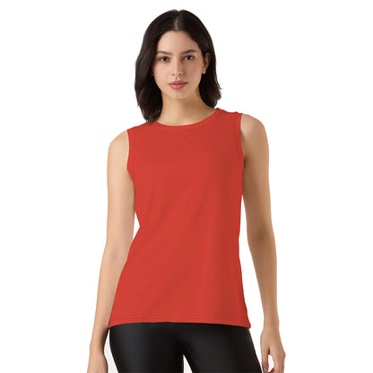 Custom Red Women’s Active Singlet – Personalized Fitness Tank