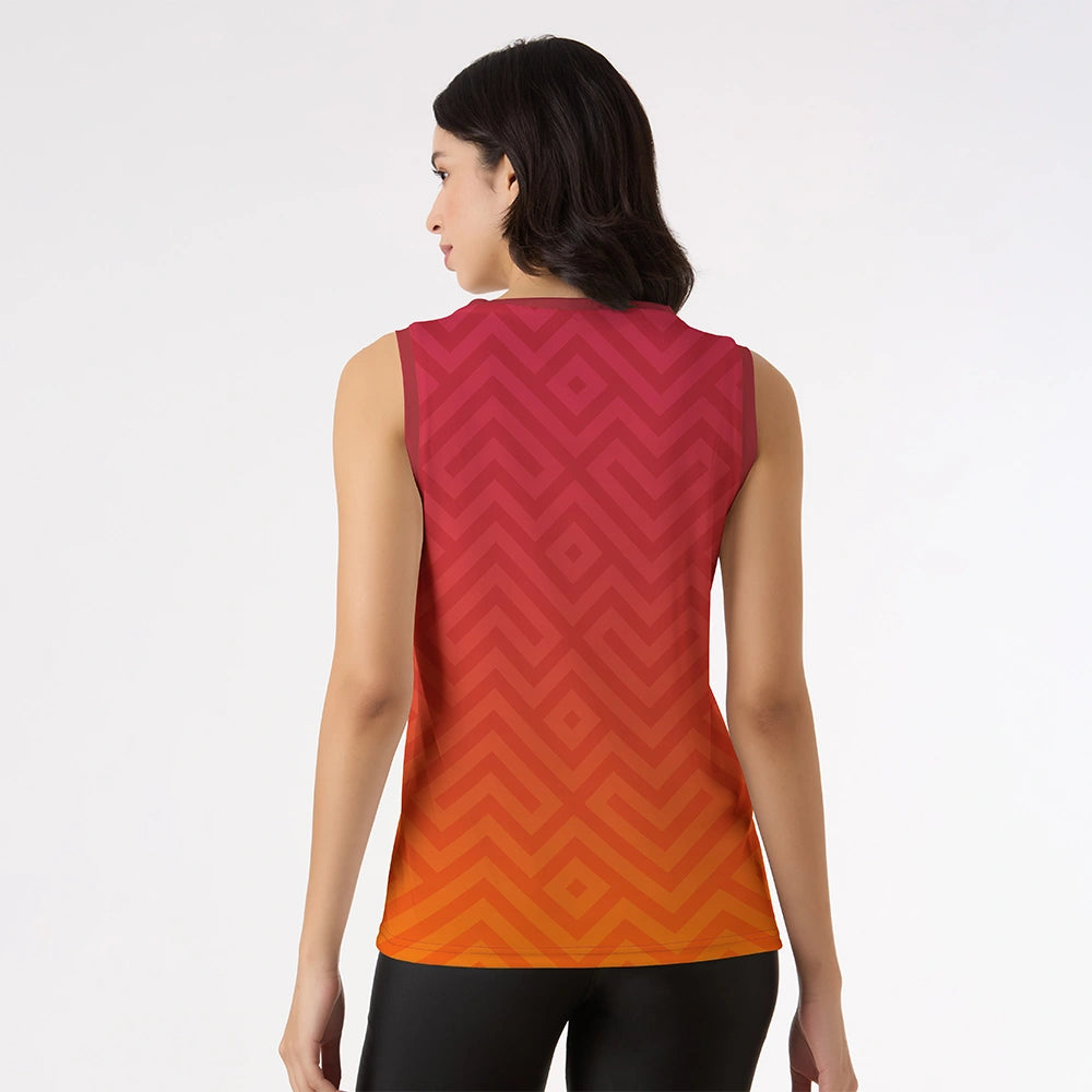women's sleeveless top, sleeveless tank top for women, women's gym tank top, activewear singlet for women, sportswear sleeveless top, workout tank top, breathable singlet, summer tank top, fitness top for women, yoga sleeveless shirt, ladies sleeveless activewear, athletic top for women, moisture-wicking tank top, sleeveless running top, casual sleeveless shirt for women, performance tank top, racerback tank women, printed singlet for women, stylish active tank, women's fitness wear
