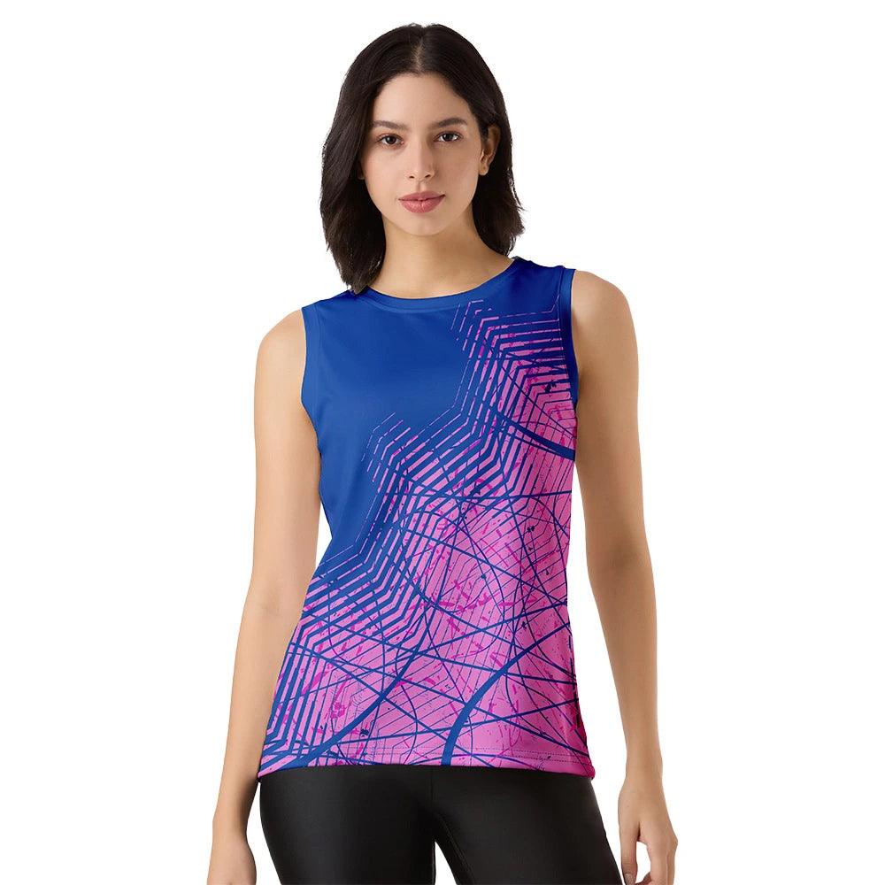 female gym wear, women sleeveless shirt, gym wear top for women, sleeveless sports jersey, singlet women, gym wear shopping, breathable gym top, quick dry gym wear, women’s singlet, digital print gym jersey, ladies gym wear tops, activewear singlet women, women’s workout tops, dry-fit tank top
