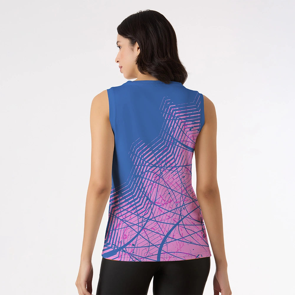 women's sleeveless top, sleeveless tank top for women, women's gym tank top, activewear singlet for women, sportswear sleeveless top, workout tank top, breathable singlet, summer tank top, fitness top for women, yoga sleeveless shirt, ladies sleeveless activewear, athletic top for women, moisture-wicking tank top, sleeveless running top, casual sleeveless shirt for women, performance tank top, racerback tank women, printed singlet for women, stylish active tank, women's fitness wear
