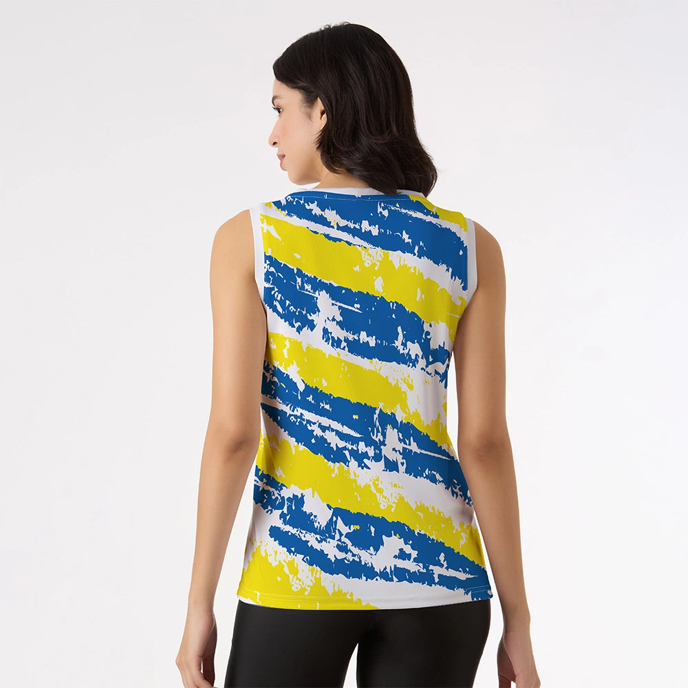 women's sleeveless top, sleeveless tank top for women, women's gym tank top, activewear singlet for women, sportswear sleeveless top, workout tank top, breathable singlet, summer tank top, fitness top for women, yoga sleeveless shirt, ladies sleeveless activewear, athletic top for women, moisture-wicking tank top, sleeveless running top, casual sleeveless shirt for women, performance tank top, racerback tank women, printed singlet for women, stylish active tank, women's fitness wear