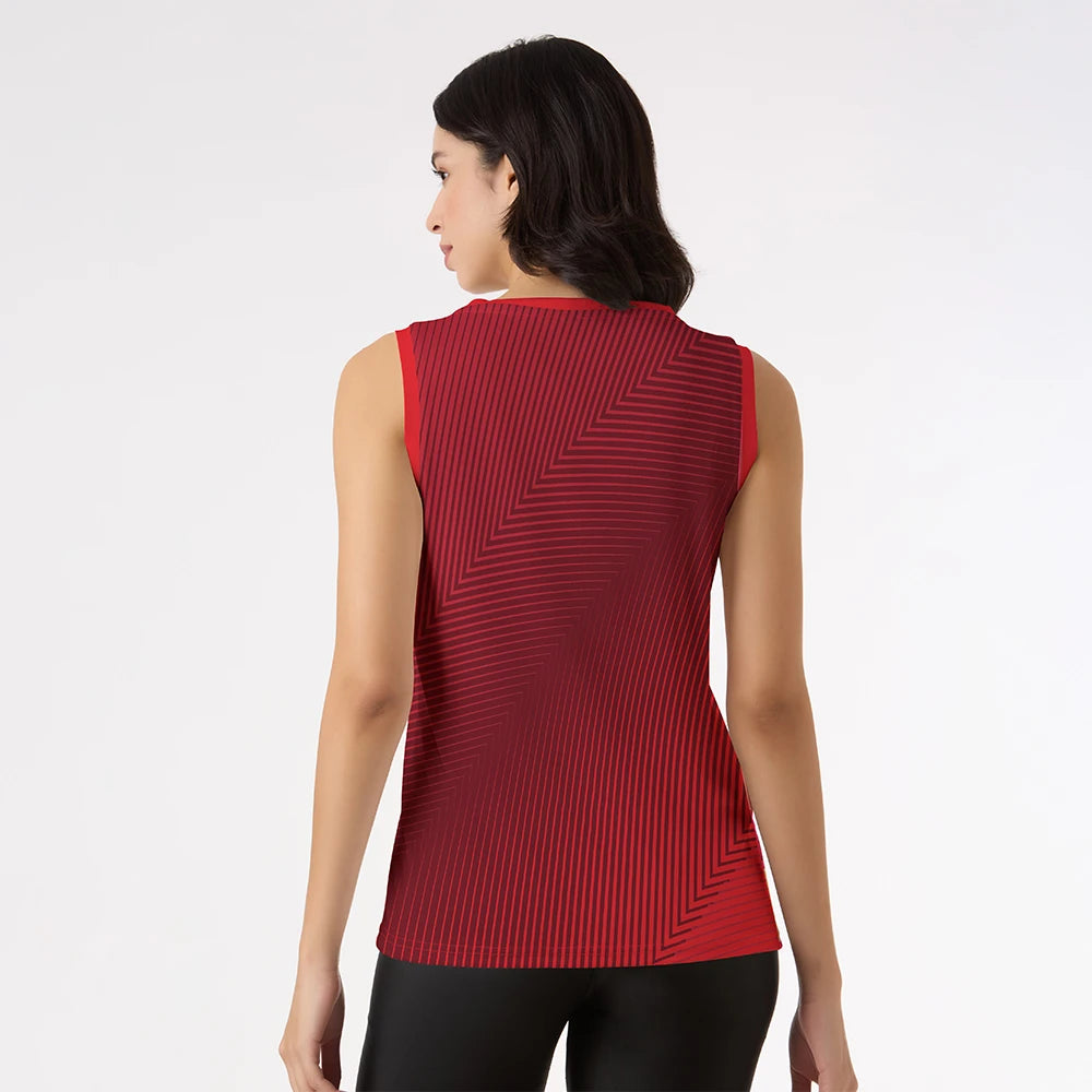 women's gym wear, gym wear for women, ladies gym top, sleeveless gym shirt, red tank top women, workout tank top women, women singlet, fitness singlet for women, breathable tank top, sleeveless top for gym, sporty tank top women, gym wear women tops, stylish gym wear, digital print gym wear, dry-fit tank top, quick dry singlet, women activewear top, polyester gym singlet, sleeveless training shirt, athletic tank top women
