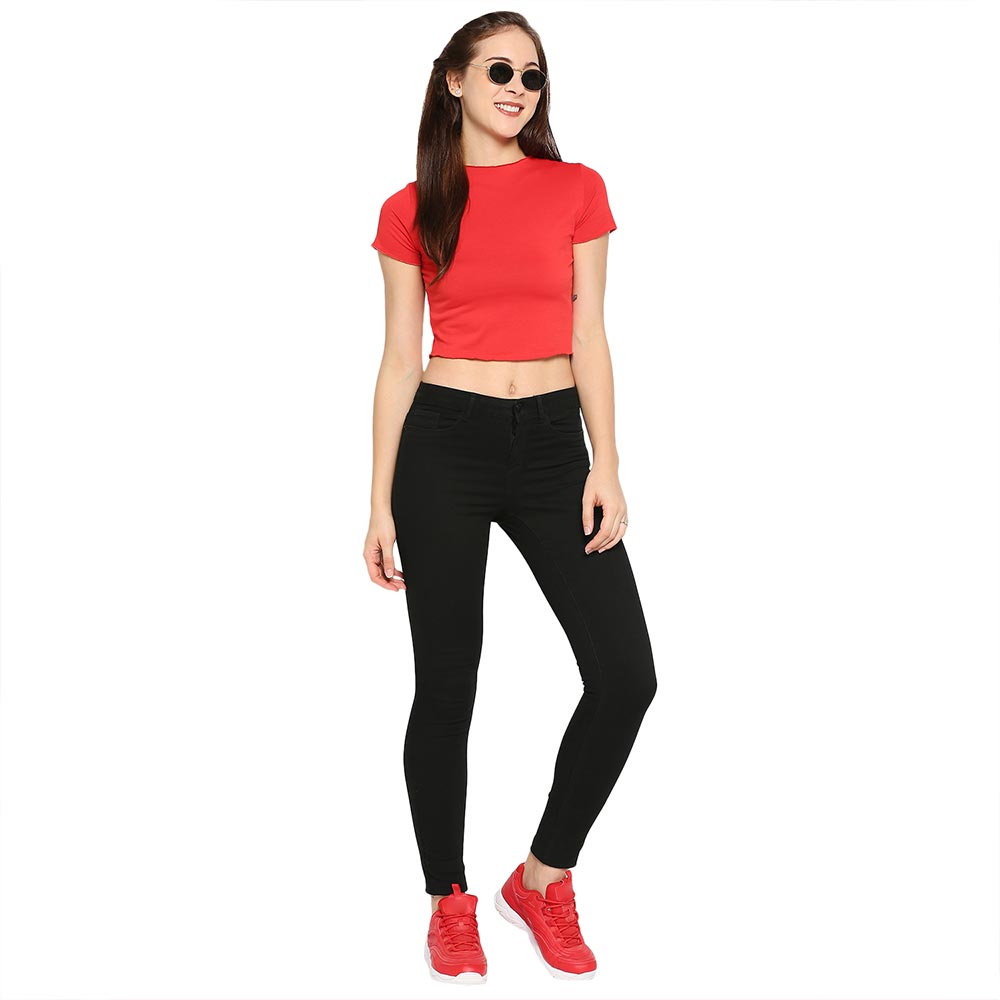 Crop top fashion, Plain crop tops, crop t shirt, Best crop tops, Stylish crop top, Gift for girls,Trendy Women's Apparel
Versatile Crop Top,Summer Fashion Layering Essential