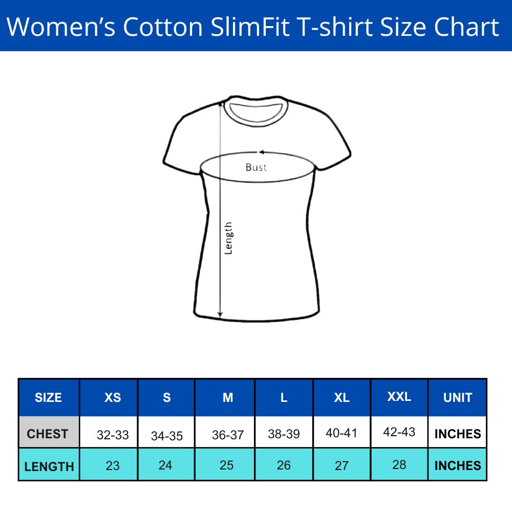Women’s cotton slim fit T-shirt size chart,Slim fit T-shirt size guide for women,Women's T-shirt sizing chart,Cotton slim fit tee size chart,Women's fitted T-shirt size measurements,Size guide for women's slim fit T-shirts,T-shirt size chart for women,Cotton T-shirt size guide for slim fit,Women's fashion size chart,Fit guide for women’s cotton T-shirts,Slim fit women's apparel size chart