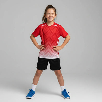 Custom Red Kids Football Jersey for Boys & Girls | Bold Youth Sportswear