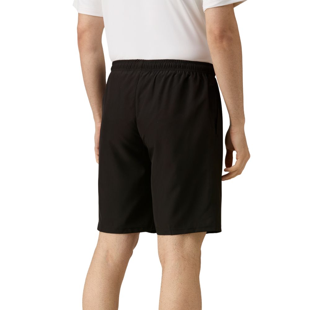 Black shorts back view