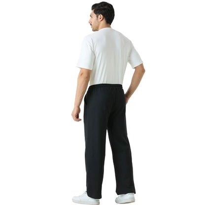 track pants, track pants men, men joggers, joggers for men, men sweatpants, sports pants men, casual pants men, men loungewear pants, cotton blend track pants, french terry joggers, straight fit joggers, mid rise track pants men, men bottom wear, men fashion trousers, casual jogger pants