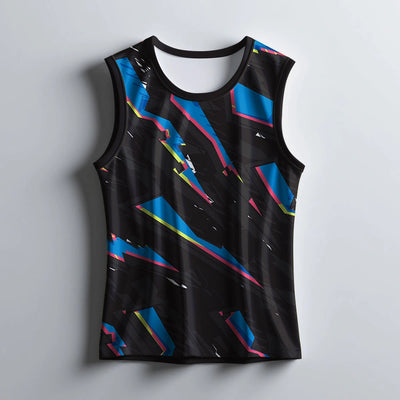 Neo Flash Strike Black Singlet Jersey