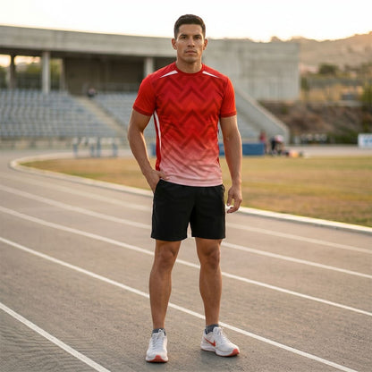 Custom Sports Jersey & Shorts - Combo with Name, Logo & Number