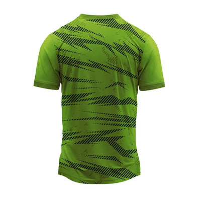 RN-16 round neck sports jersey, plain back view