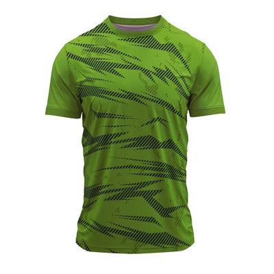 RN-16 round neck sports jersey, plain front view