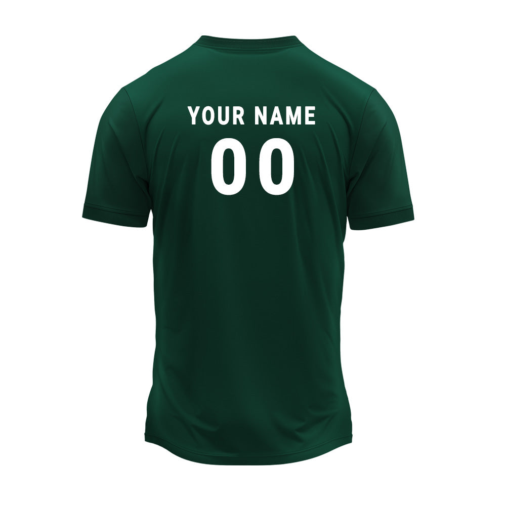 RN-21 round neck sports jersey, back with sample name and number