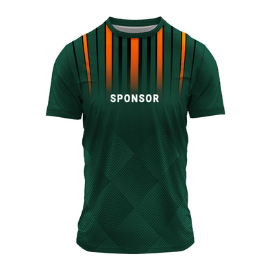 RN-21 round neck sports jersey, front with sample sponsor print