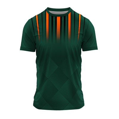 RN-21 round neck sports jersey, plain front view