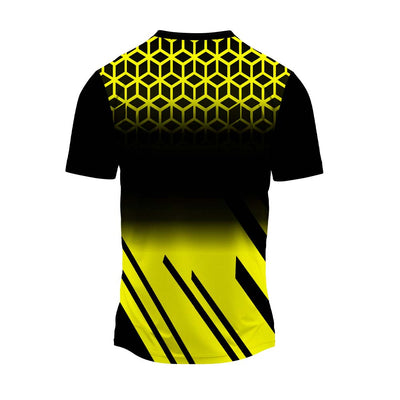 RN-26 round neck sports jersey, plain back view