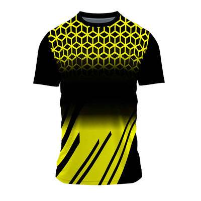 RN-26 round neck sports jersey, plain front view