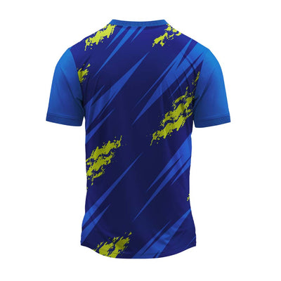 RN-32 round neck sports jersey, plain back view
