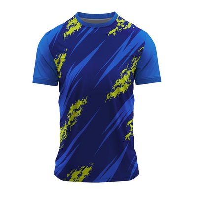 RN-32 round neck sports jersey, plain front view