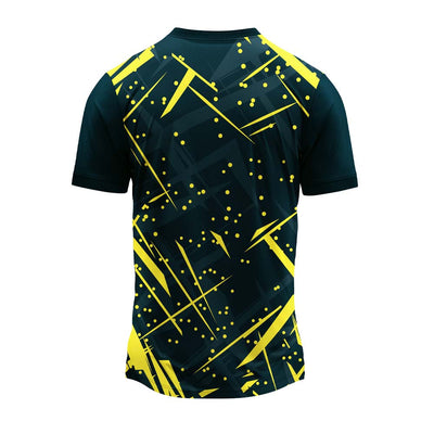 RN-33 round neck sports jersey, plain back view