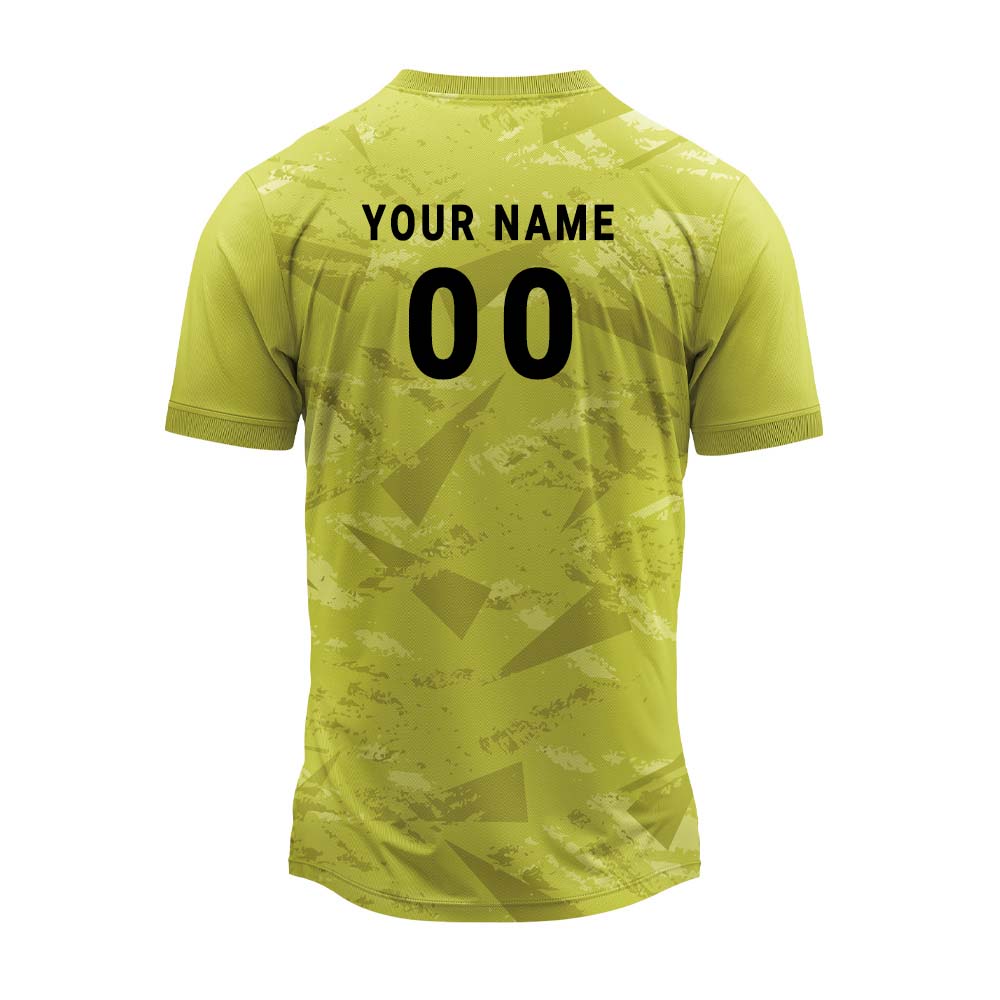 RN-34 round neck sports jersey, back with sample name and number