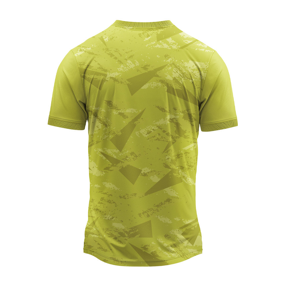 RN-34 round neck sports jersey, plain back view
