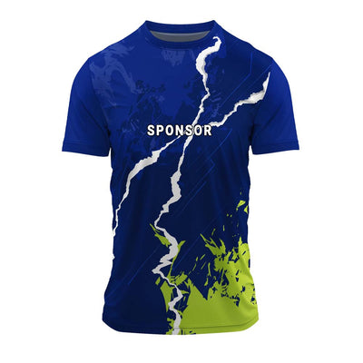RN-35 round neck sports jersey, front with sample sponsor print