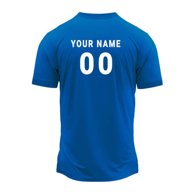 RN-39 round neck sports jersey, back with sample name and number