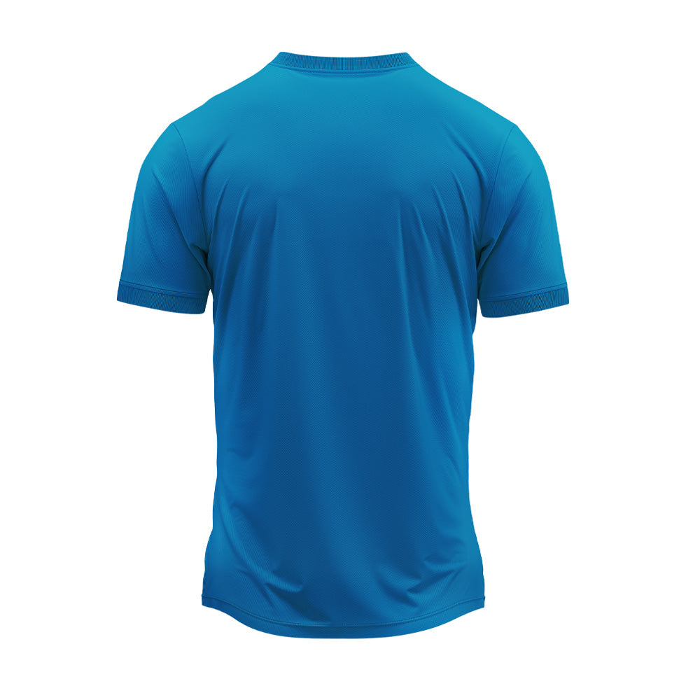 RN-41 round neck sports jersey, plain back view