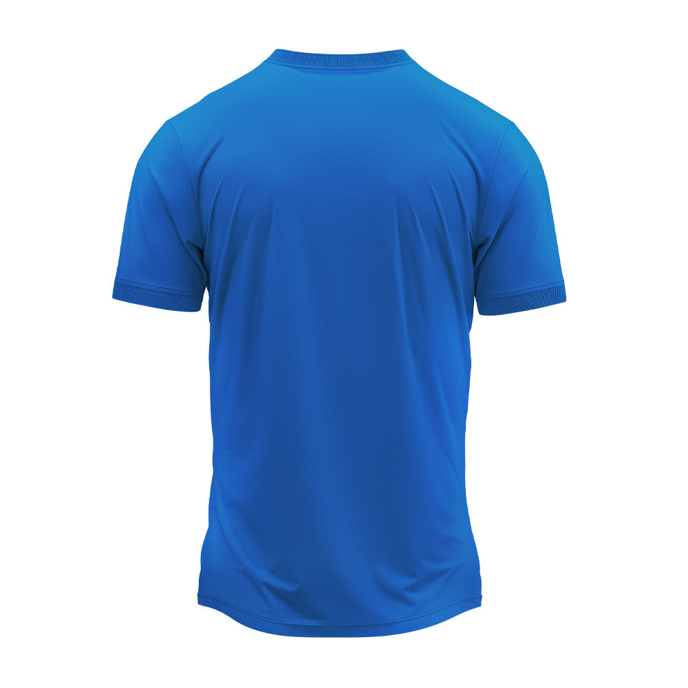 RN-42 round neck sports jersey, plain back view