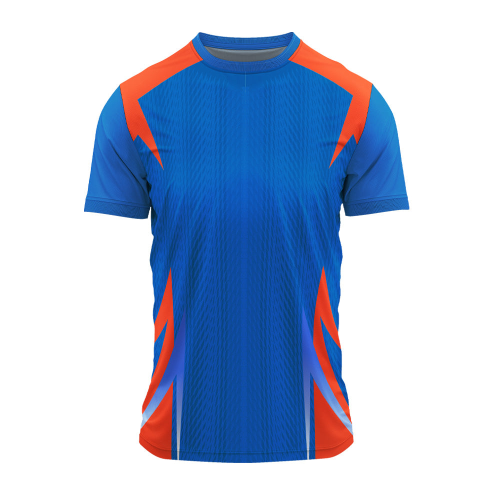 RN-42 round neck sports jersey, plain front view