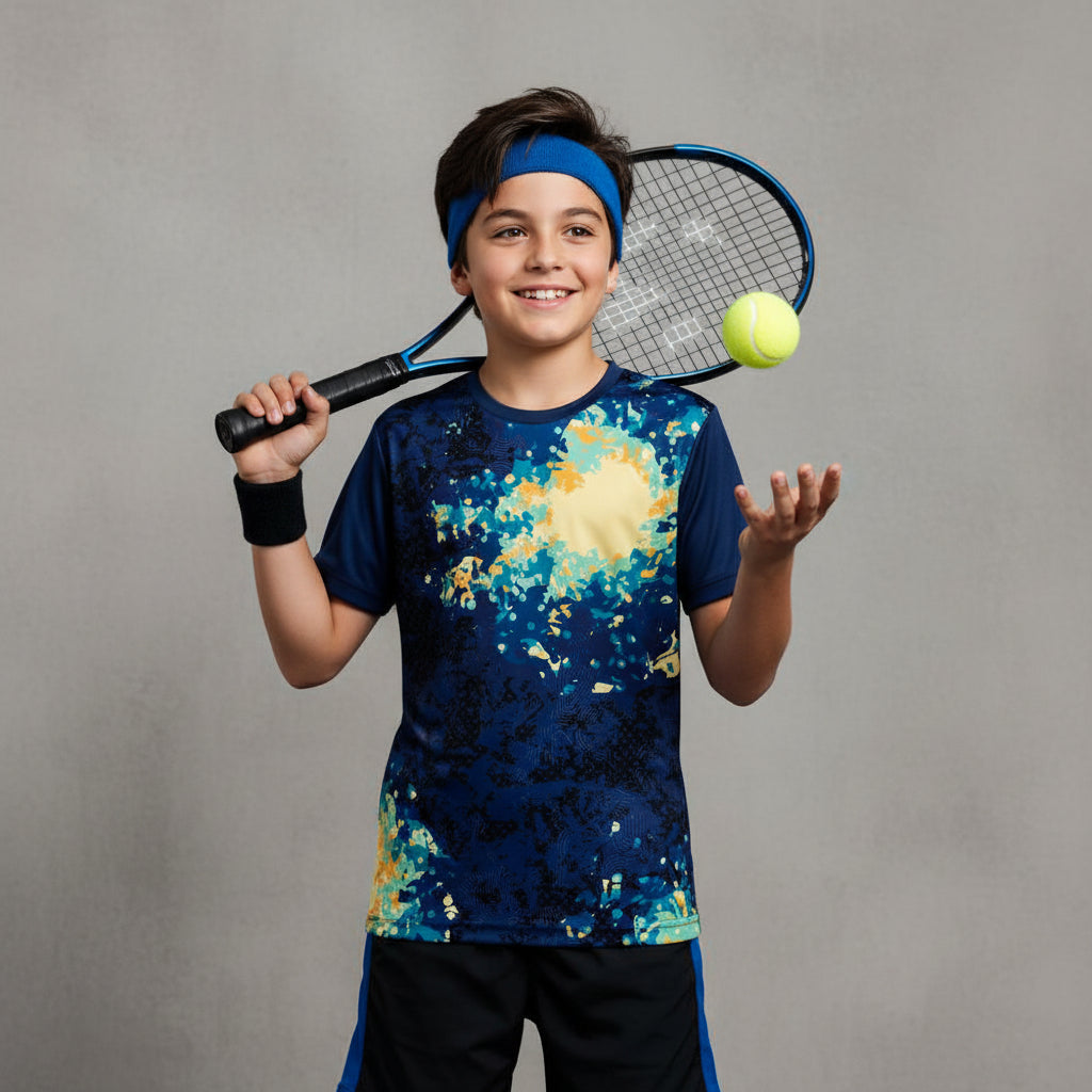 kids sports jersey, junior football shirt, youth teamwear apparel, children athletic top, boys girls sports outfit, school match uniform, academy training wear, kids active clothing, junior sportswear online, lightweight team jersey, breathable kids apparel, youth practice top, children game day shirt, sports uniform for kids, tournament play jersey