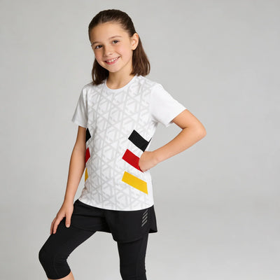 Kids sports jersey worn at school sports day