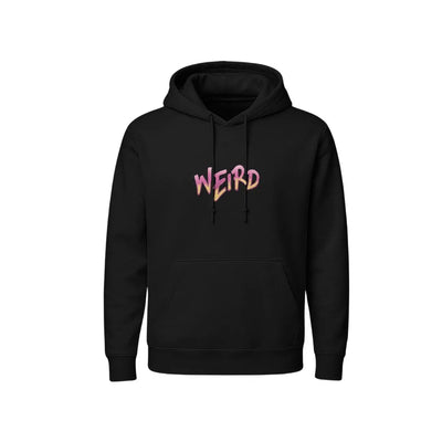 Men's Weird Typography Printed Hoodie