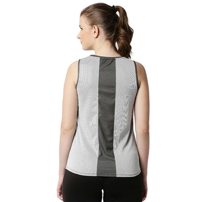 Premium Dry Fit Grey Sports Tank Top - Level Up