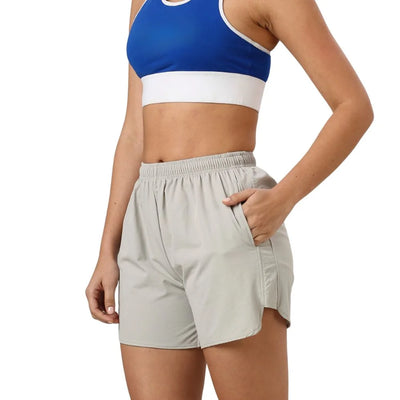 Women's Off White Workout Shorts