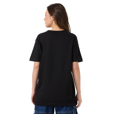 oversized t-shirt back view, women baggy t-shirt back, drop shoulder t-shirt rear, loose fit t-shirt back side, back design of oversized tee, back view of graphic tee, women’s casual oversized shirt, back image of cotton t-shirt, relaxed fit t-shirt women back, trendy oversized tee back photo
